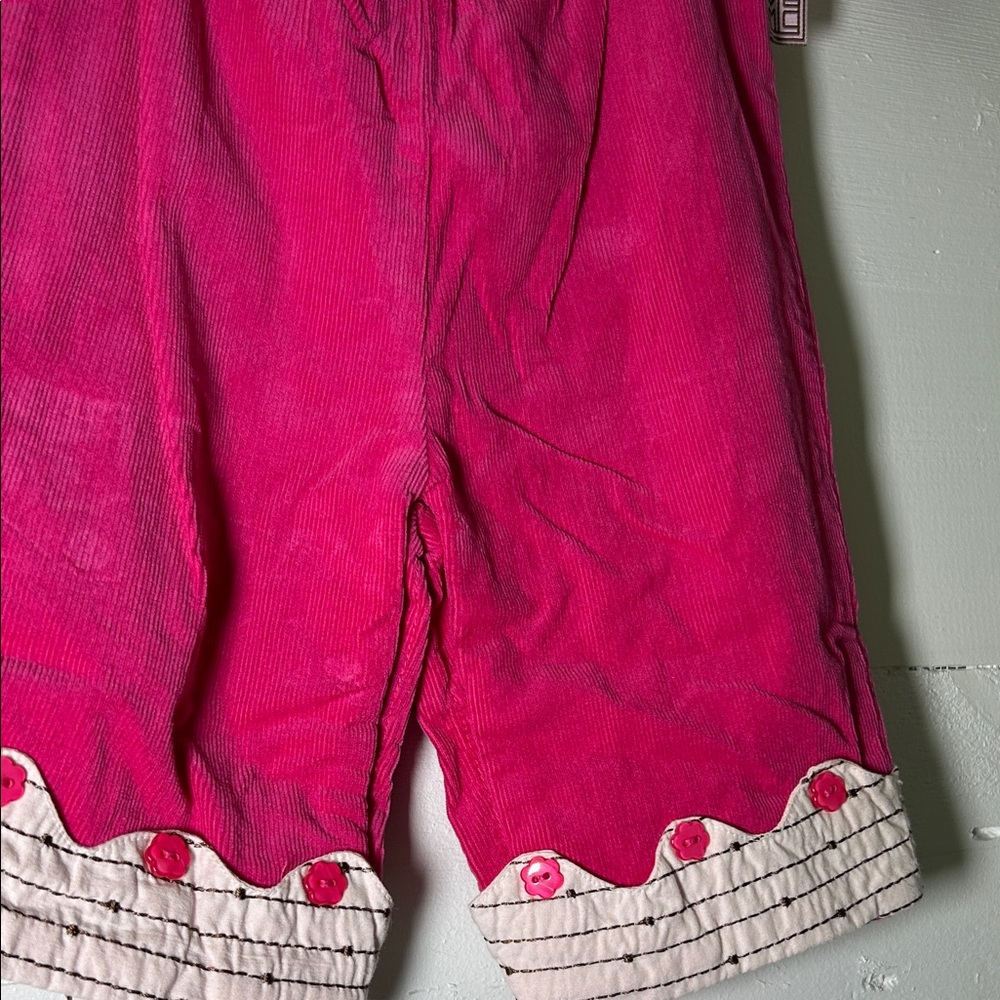 Mary Engelbreit Baby Pink Paisley Baby Outfit with Collar - Picture 6 of 9